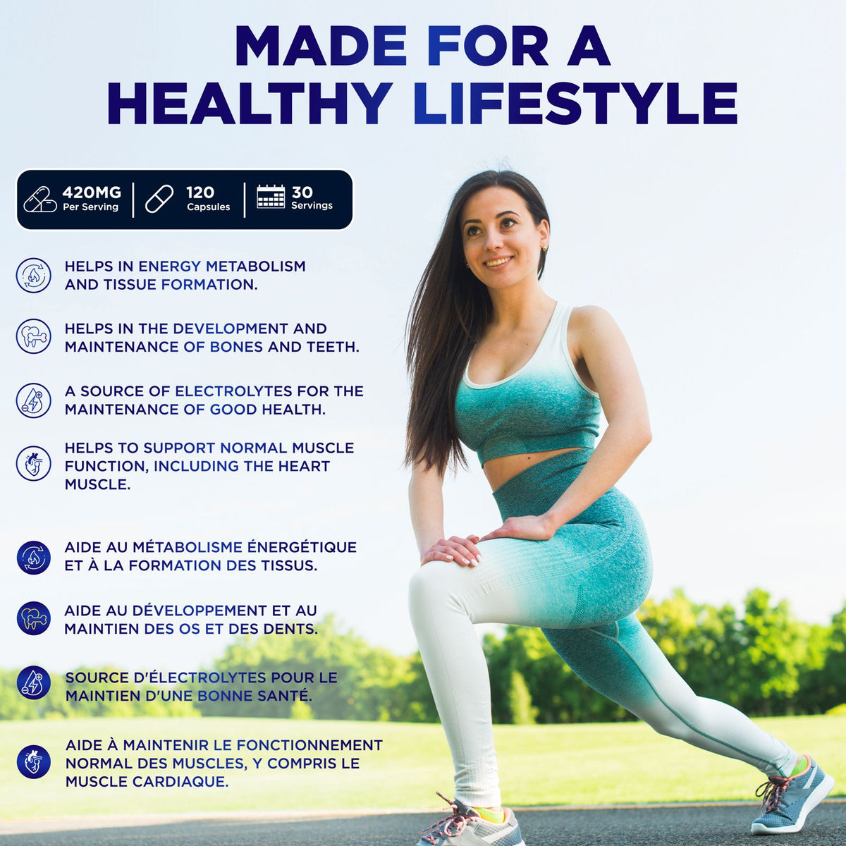 Bioavailable Magnesium Complex: Bisglycinate, Malate, Taurate & L-Threonate with Activated B6 + B12 | 120 Vegan Capsules